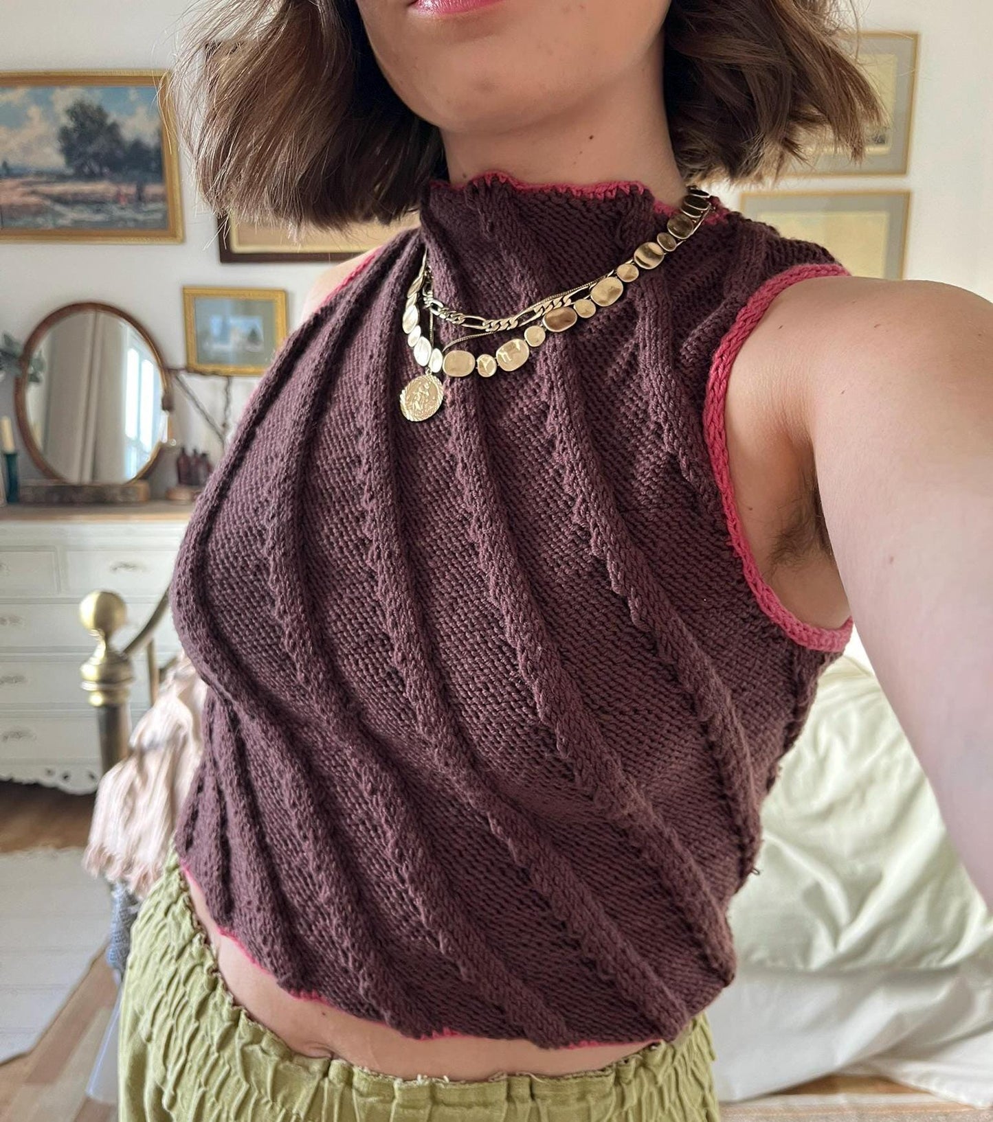 The Twister Tank - Knitting Pattern