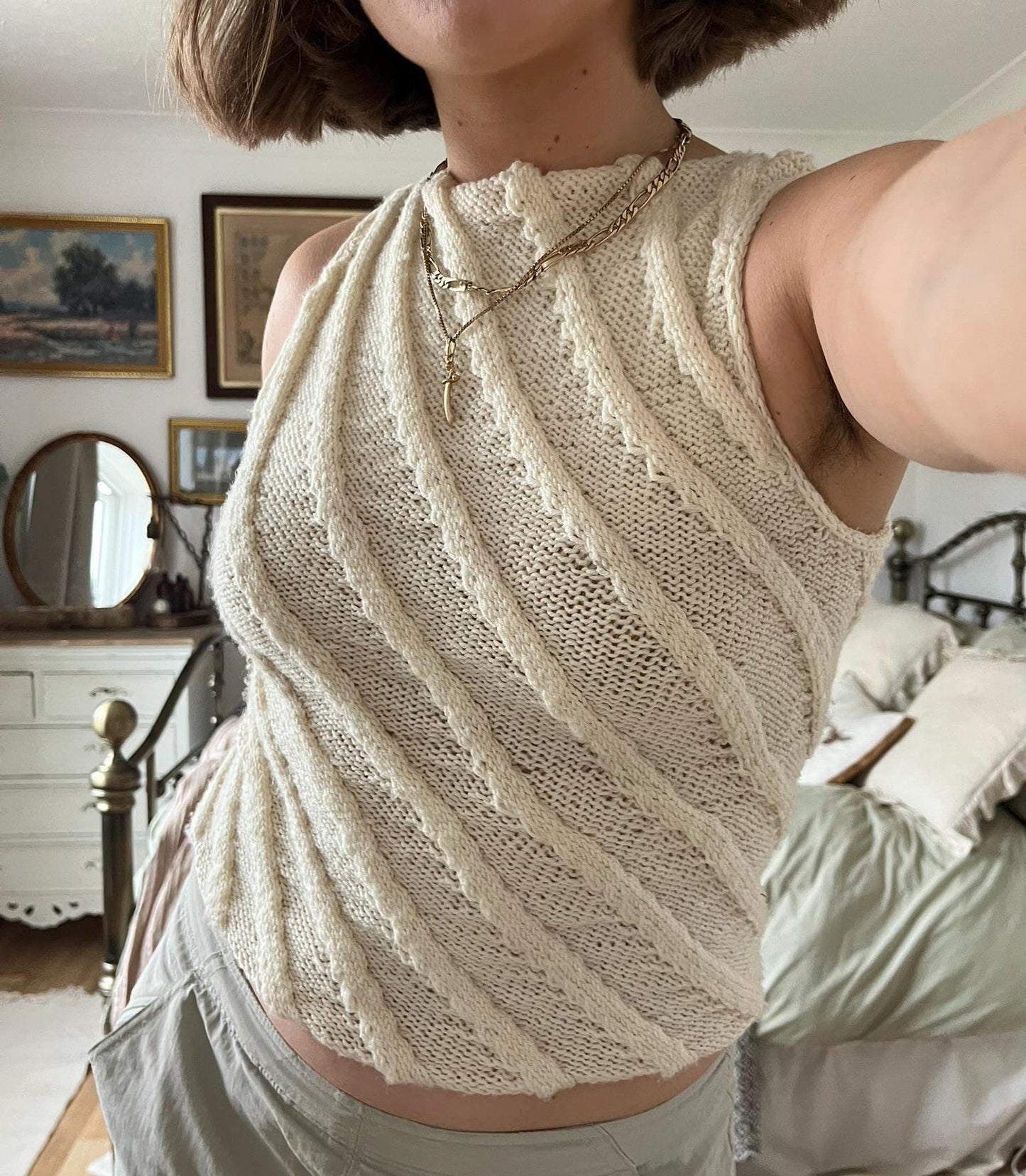 The Twister Tank - Knitting Pattern